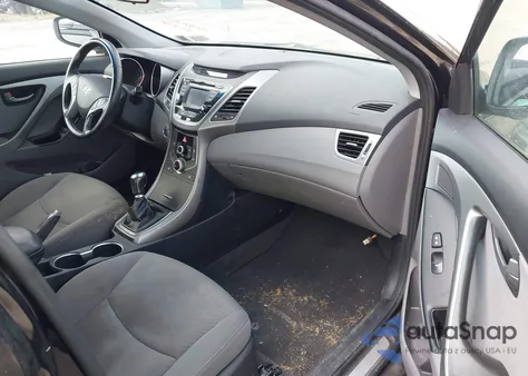 2016 Hyundai Elantra Sport из США, поврежденный, VIN KMHDH4AH5GU620492